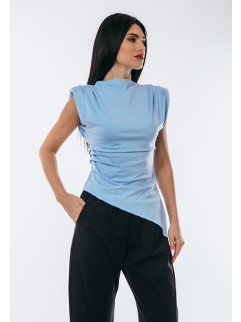 μπλουζα με ασυμμετρη σιέλ σε προσφορά