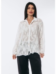 πουκαμισο δαντελα άσπρο