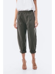 παντελονα με λαστιχο χακί