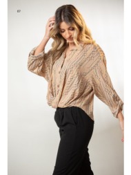 μπλουζα εμπριμε με κομπο ...