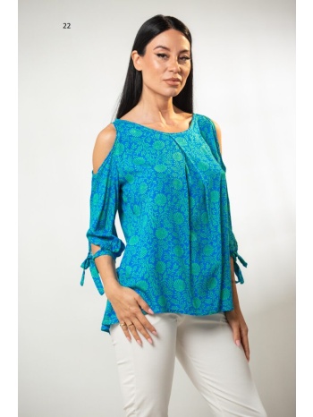 μπλουζα εμπριμε με λαστιχα στα τελειωματα εμπριμέ 22