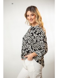 μπλουζα εμπριμε με κομπο ...