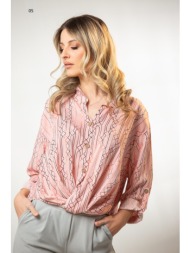 μπλουζα εμπριμε με κομπο και γυριστα μανικια εμπριμέ 5