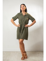 φορεμα λινο κοντο μεσατο ...