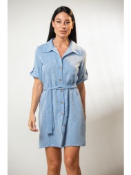 φορεμα λινο κοντο μεσατο ...