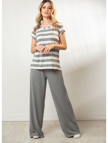 μπλουζα ριγε γκρι