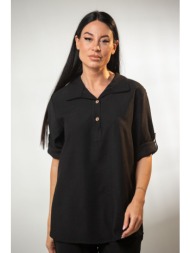 πουκαμισα βε με γυριστο μανικι εκρού