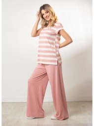 μπλουζα ριγε ροζ