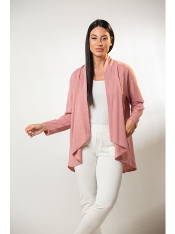 ζακετα ασυμμετρη ροζ σε προσφορά