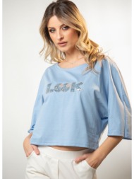 μπλουζα με τυπωμα στρας ...