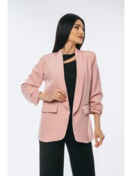 σακακι με σουρα ροζ ροζ