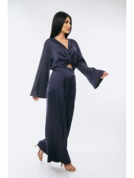 σετ τοπ με παντελονα μπλε σκούρο