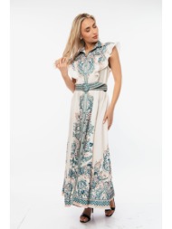 φορεμα μακρυ εμπριμε με ...