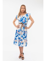 φορεμα midi εμπριμε με ...