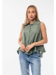 πουκαμισο αμανικο χακί