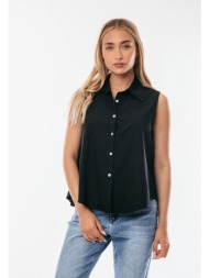 πουκαμισο αμανικο μαύρο