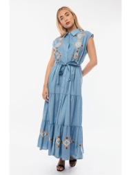 φορεμα μακρυ αμανικο με ...