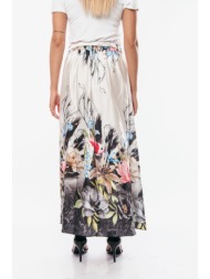 φουστα μακρια με ζωνη μαύρο