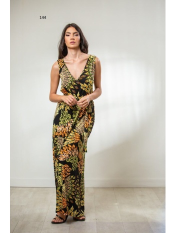 φορεμα μακρυ ve εμπριμε εμπριμέ 144