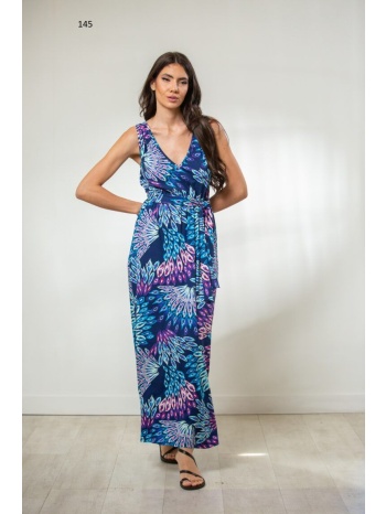 φορεμα μακρυ ve εμπριμε εμπριμέ 145