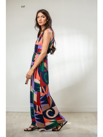 φορεμα μακρυ ve εμπριμε εμπριμέ 147