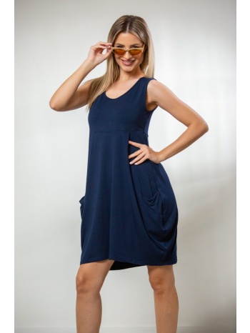 φορεμα κοντο με τσεπες μπλε ρουά σε προσφορά