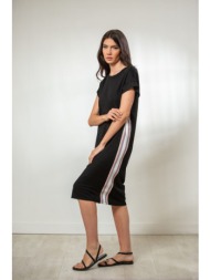 φορεμα midi με ριγα στο ...