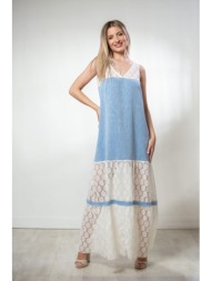 φορεμα μακρυ αμανικο με ...