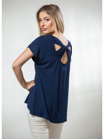 μπλουζα με χιαστη στην πλατη μπλε σε προσφορά