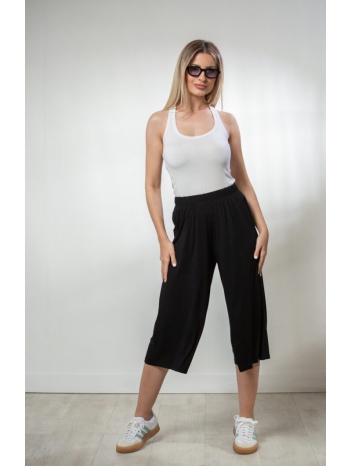 παντελονι καπρι μαύρο σε προσφορά