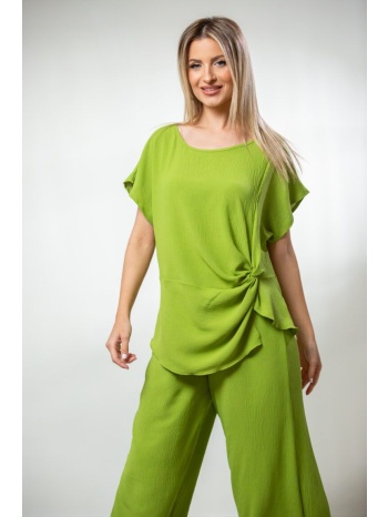 μπλουζα με κομπο ίντιγκο σε προσφορά