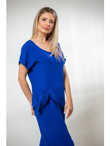 μπλουζα με δεσιμο στο πλαι άσπρο σε προσφορά