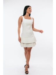 φορεμα με πλισε τελειωμα ...