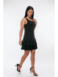 φορεμα με πλισε τελειωμα ...