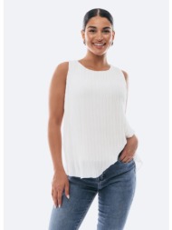 μπλουζα αμανικη πλισε ...