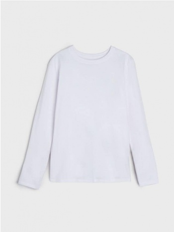 sinsay - μπλούζα basic - λευκο σε προσφορά