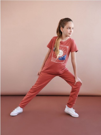 sinsay - παντελόνι φόρμας jogger - κοκκινο