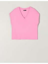 sinsay - μπλούζα - ροζ παστελ