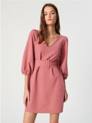 sinsay - mini φόρεμα - θαμπο ροζ