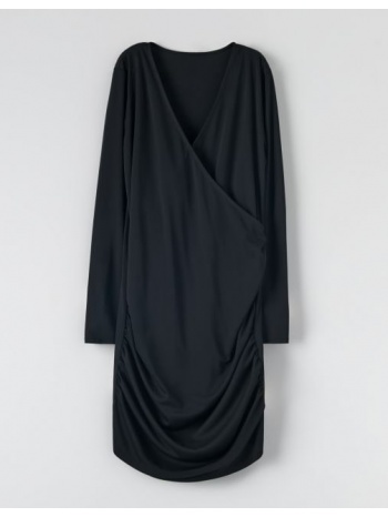 sinsay - mini φόρεμα με σούρες - μαυρο σε προσφορά