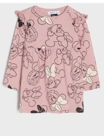 sinsay - φόρεμα minnie mouse - μοβ