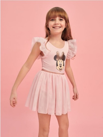 sinsay - φόρεμα minnie mouse - ροζ παστελ