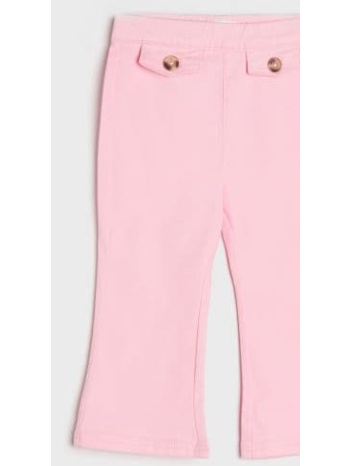 sinsay - παντελόνι flare - ροζ
