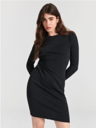 sinsay - mini φόρεμα με σούρες - μαυρο
