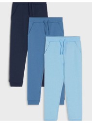 sinsay - σετ με 3 παντελόνια φόρμας jogger - ανοιχτο μπλε