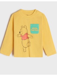 sinsay - μακρυμάνικη μπλούζα winnie the pooh - κιτρινο