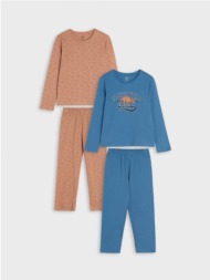 sinsay - σετ με 2 ζεύγη πιτζάμες - grey blue