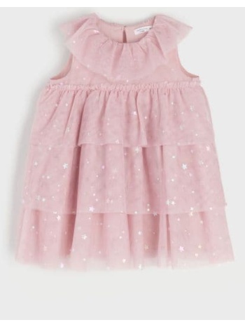 sinsay - φόρεμα από τούλι - θαμπο ροζ