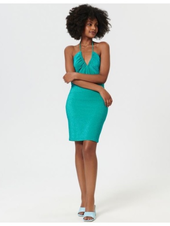 sinsay - mini φόρεμα με λεπτομέρεια από κορδόνι - πρασινο σε προσφορά