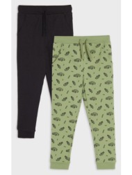 sinsay - σετ με 2 παντελόνια φόρμας jogger - ανοιχτο πρασινο